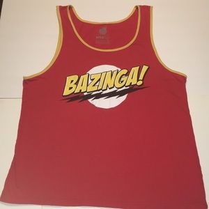 The Big Bang Theory BAZINGA Tank Top L